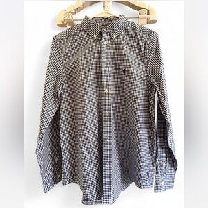 Ralph Lauren Blue and White Button Down